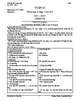 Giáo án điện tử Lớp 4 - Tuần 13 - Năm học 2015-2016 - Lò Văn Hóa